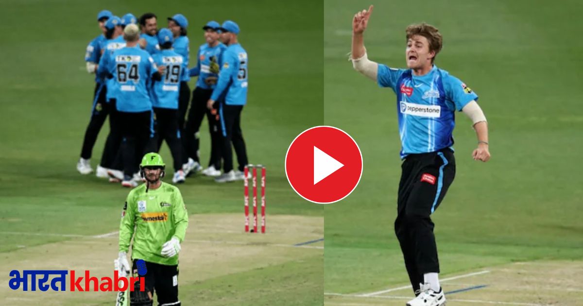 bbl, big bash league, henry thornton, adelaide striker, adelaide striker vs sydney thunder