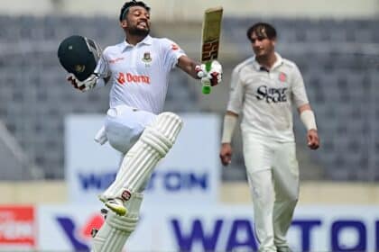 ban vs afghanistan, najmul hussain shanto, batsman who scored century against afghanistan, record sports news, cricket news, najmul shanto record,