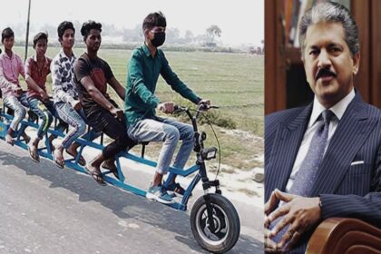 Electric Bike, EV Bike, 6 Seater Bike, 10 To 12000 Cost, 8 Rupees Per Day Charge, Desi Jugad, Viral Video