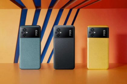 Poco M6 Pro in three color with amazing background