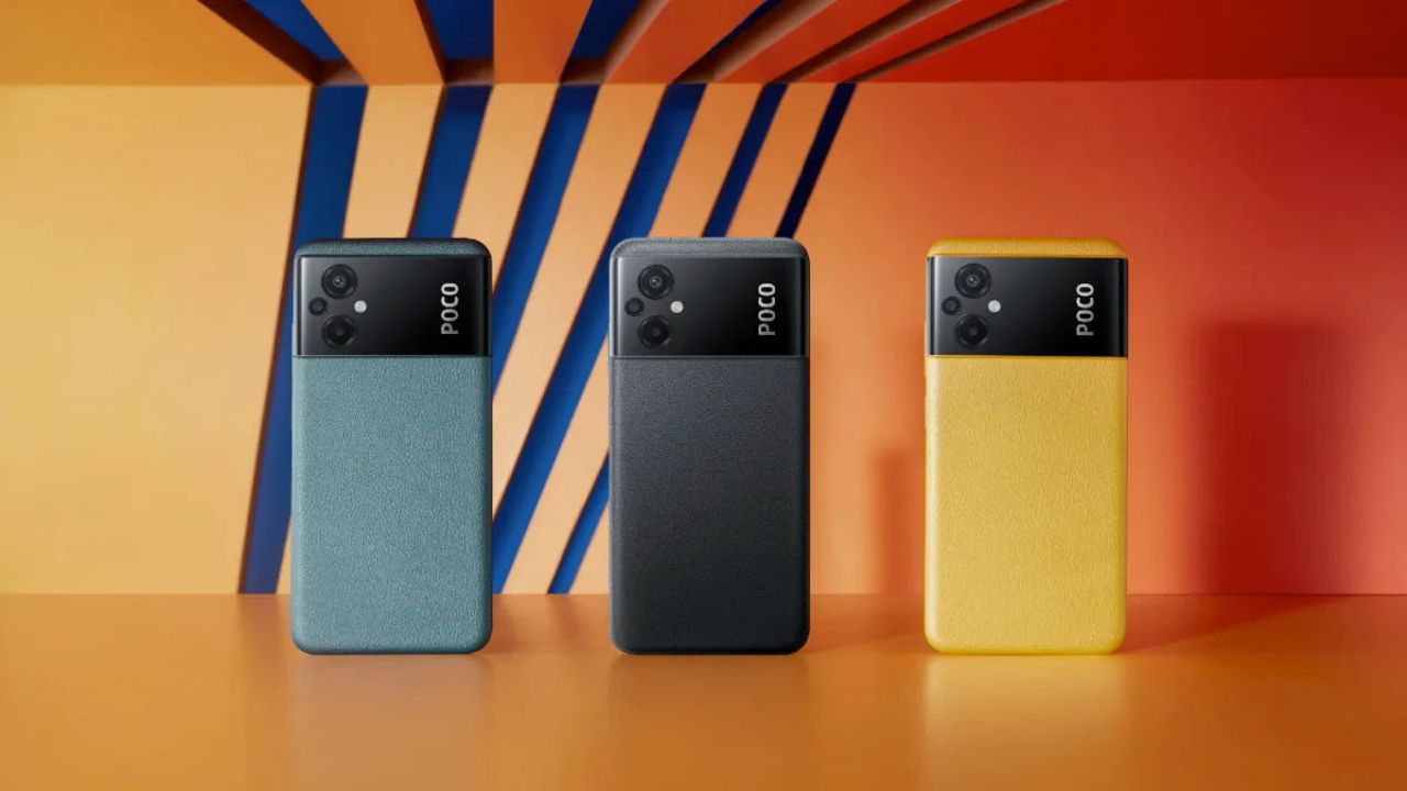 Poco M6 Pro in three color with amazing background