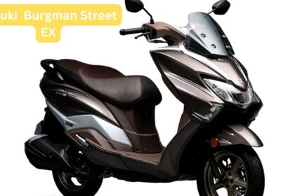 Suzuki Burgman Street EX, scooter, 125cc, features, design, Bluetooth-enabled, LED headlamp, start-stop system, engine, price, booking, metallic matte platinum silver, metallic matte black, metallic royal bronze paint,