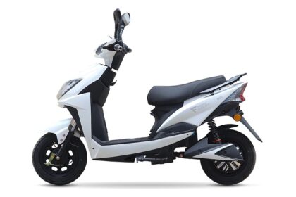 a image of Techo Electra Neo electric scooter in a white colour
