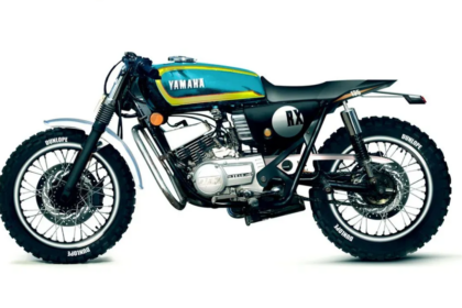 A image is Yamaha RX100 Whit a fully white background