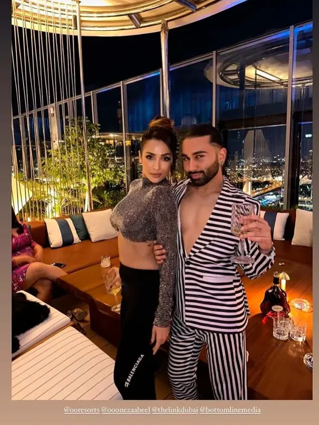 Malaika Arora, Dubai, party, son Arhaan Khan, Orhan Awatramani, viral pictures, couple, Arjun Kapoor, dating, headlines, glamorous,