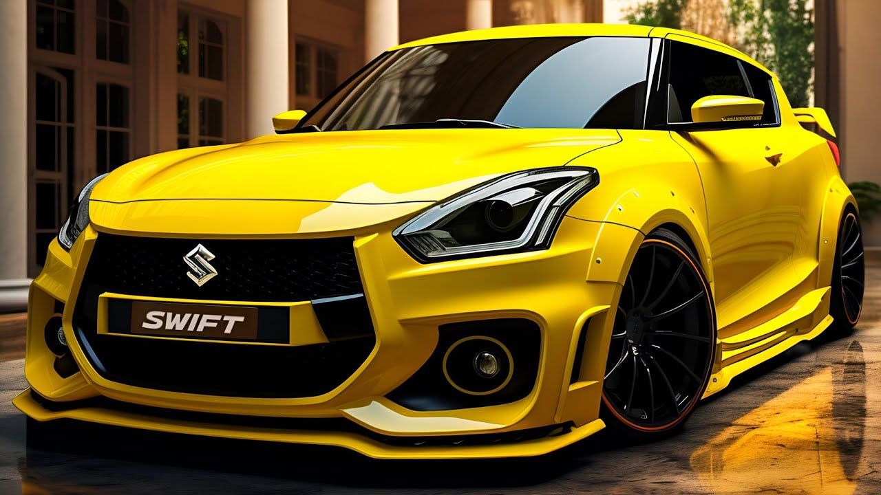 Here is Image of yellow colour Maruti Suzuki Swift ZXi car
